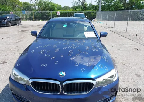 2019 BMW 540I из США, поврежденный, VIN WBAJE5C51KBM76742